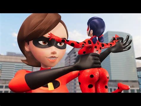 Miraculous Ladybug VS Elastigirl .